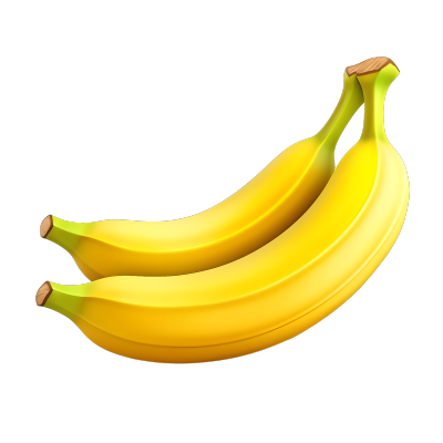 3D水果香蕉插画