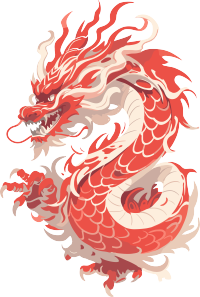 中国龙传统平面创意设计元素