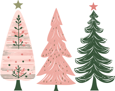 圣诞节树素材PNG高清矢量图