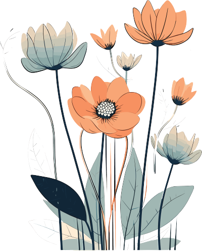 花朵插画素材