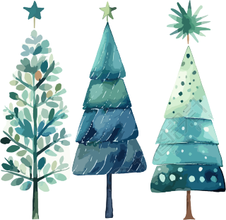 圣诞节树PNG图案