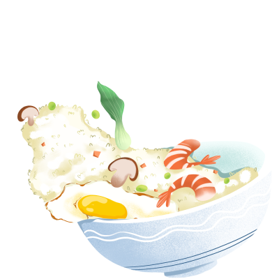 海鲜蛋炒饭幼儿园食谱插图