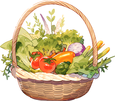 篮子里的蔬菜可商用素材