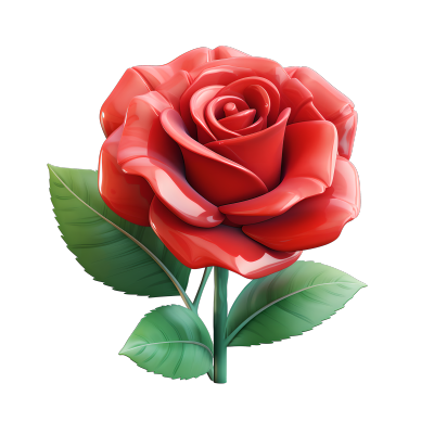 3D玫瑰花商用素材
