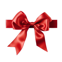 红色蝴蝶结PNG图形设计素材
