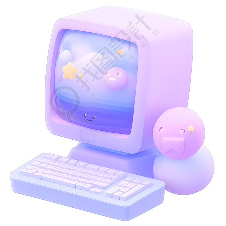 3D电脑图标可商用插画设计