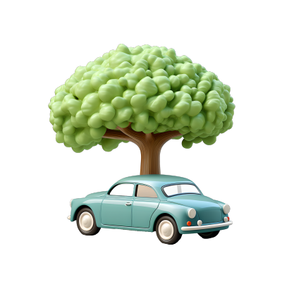 3D环保汽车创意设计图形素材