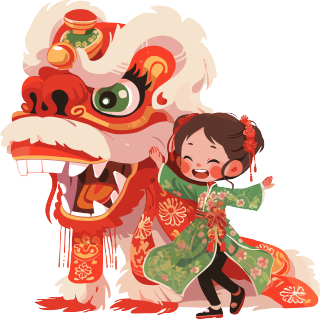 舞狮传统中国文化插图