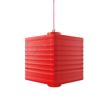 红灯笼简约中式素材