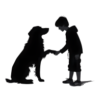 人物剪影创意设计元素