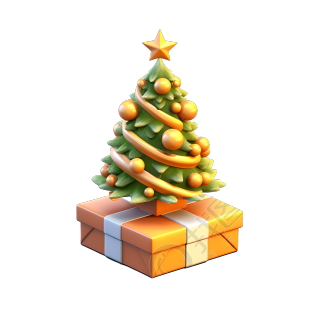 3D圣诞树高清图形素材