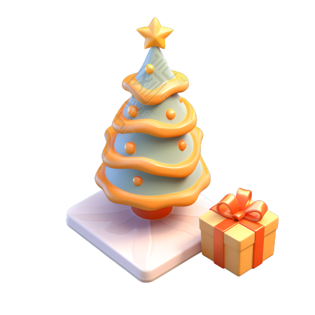 3D圣诞树商用设计元素
