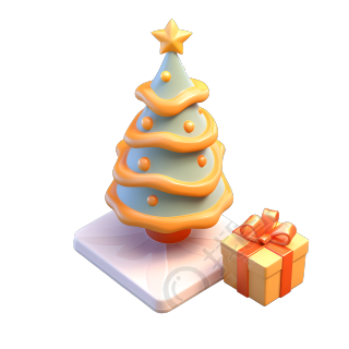 3D圣诞树商用设计元素