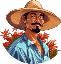 农民商业设计插图