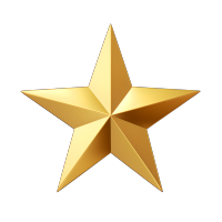 五角星透明PNG图形素材
