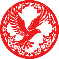 窗花剪纸老鹰透明背景素材