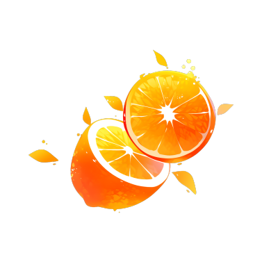 橙子商业可用插图