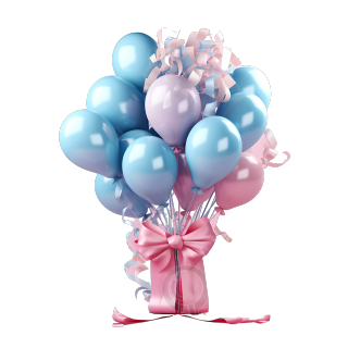 3D气球浪漫设计素材