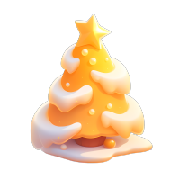 3D圣诞树创意设计元素