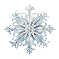 雪花素材设计元素