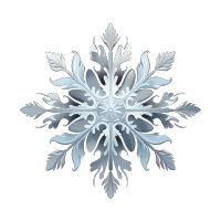 雪花柔和灰色调插画设计