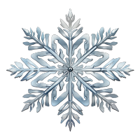 雪花创意设计元素