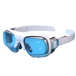 3D智能眼镜透明背景素材