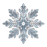 雪花商业设计元素