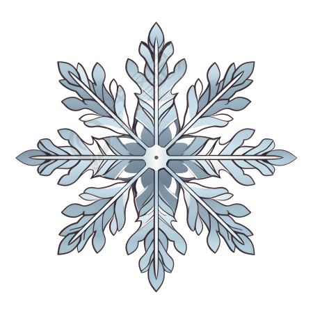 雪花商业设计元素