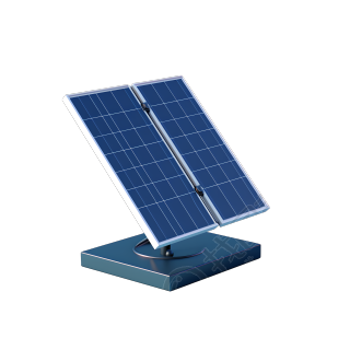 3D新能源太阳板元素