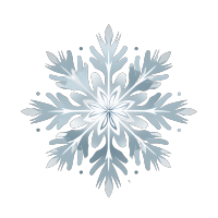 雪花简约2D矢量艺术素材