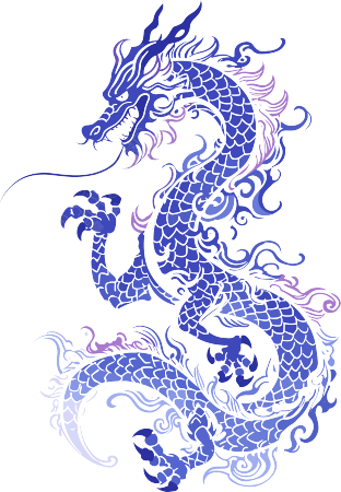 中国龙创意设计插图