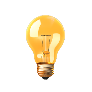 灯泡创意商业图标元素