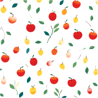 苹果装饰图案简洁插画