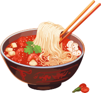 螺蛳粉高清插画素材