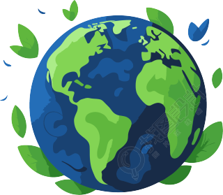 地球logo高清质量插图
