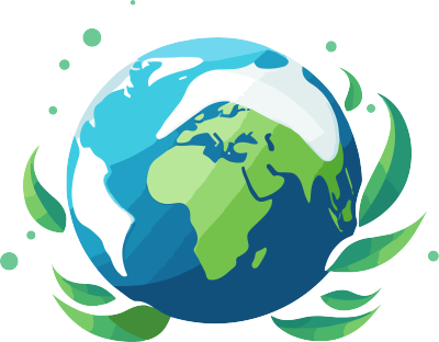 地球logo插画设计素材