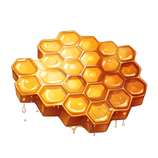 3D蜂巢图形素材
