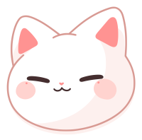 猫咪贴纸图形素材