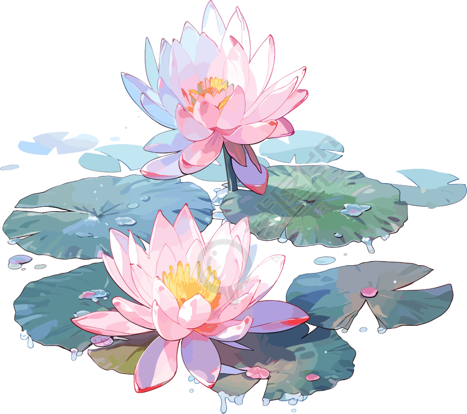 莲花创意设计元素