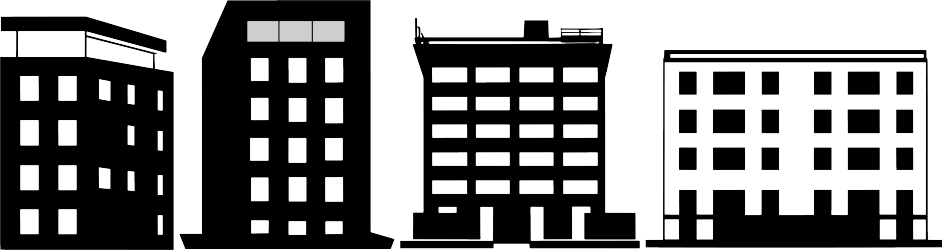 建筑剪影PNG图形素材