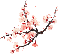 梅花高清透明背景插画