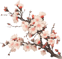 梅花高清素材设计插画