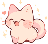 猫咪贴纸可商用插画