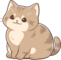 猫咪贴纸创意设计插画