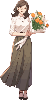 教师节卡通女老师图案素材
