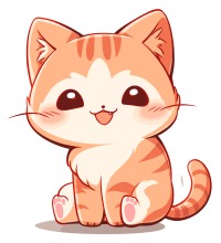 猫咪贴纸独特设计元素