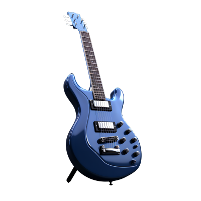 3D吉他可商用设计素材