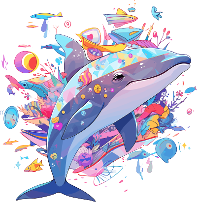 海豚可商用图形素材