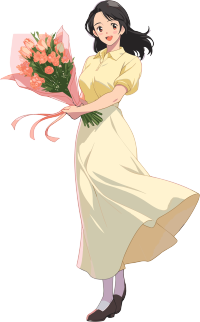 教师节卡通女老师插画